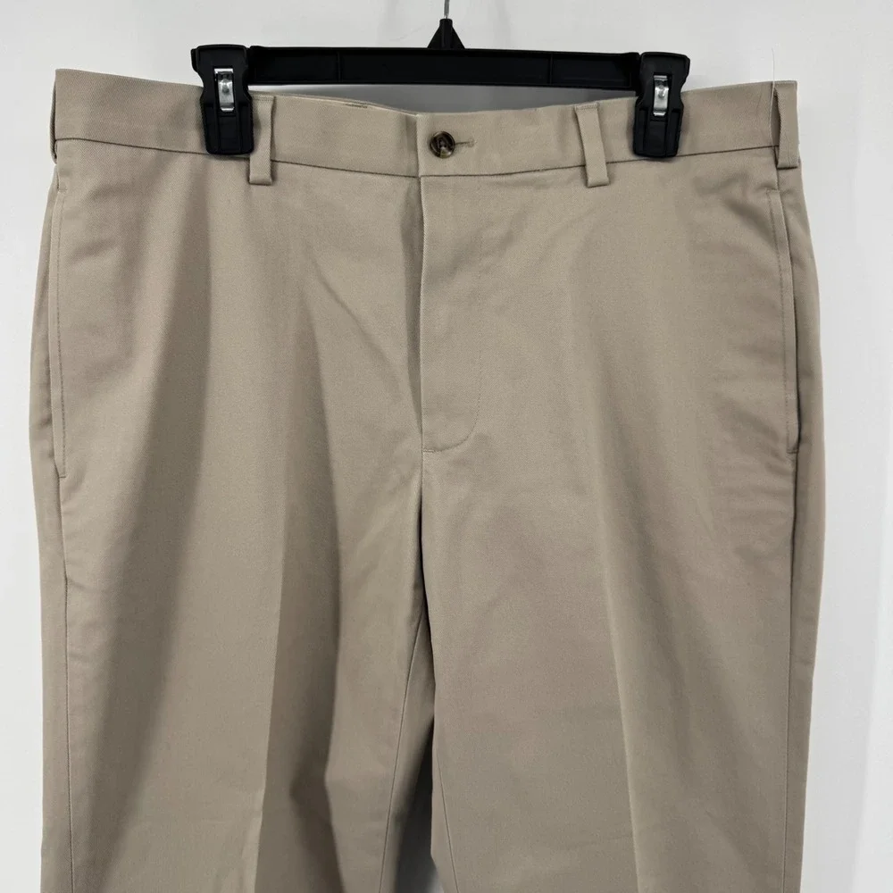 Brooks Brothers Mens Clark Advantage Chino‎ Khaki Tan Pants 34x30 100104084